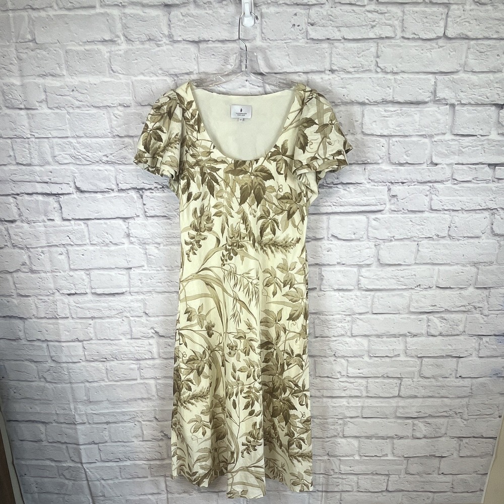 Tuckernuck x Studio McGee Size XL Linen Cotton Midi Dress Cottagecore *READ